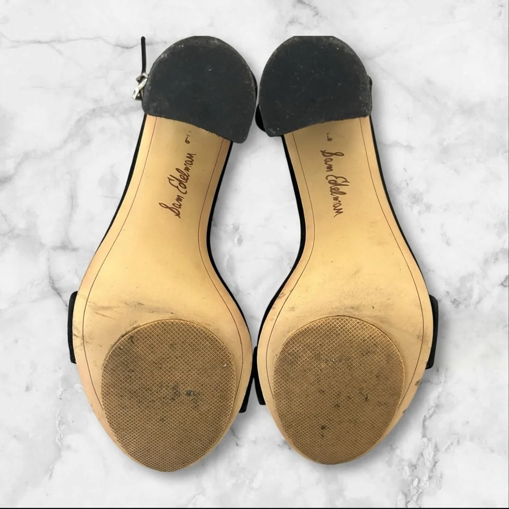 Sam Edelman Womens Black Heels Size 9